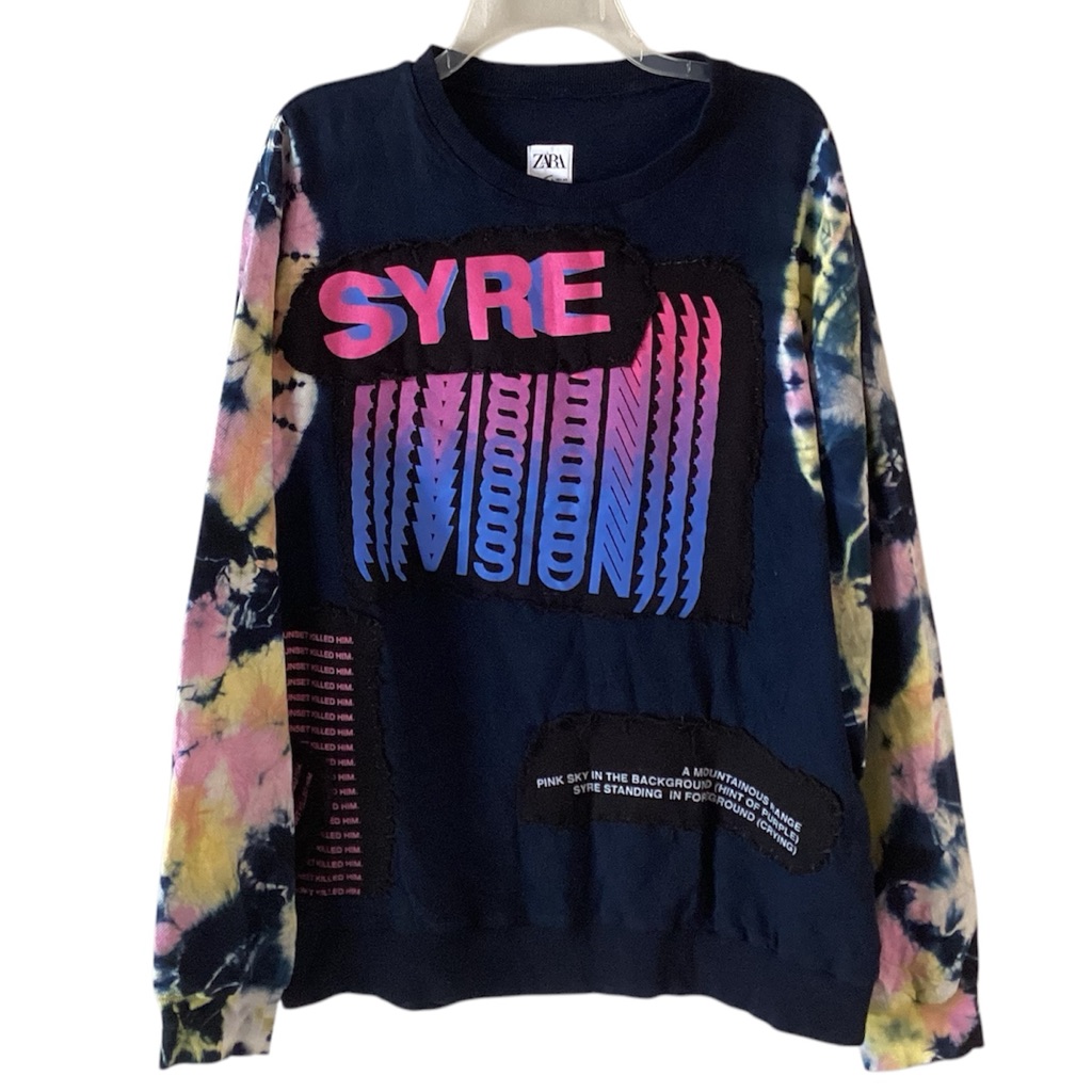 Zara Syre Beautiful Confusion Jaden Smith Sweatshirt Xl